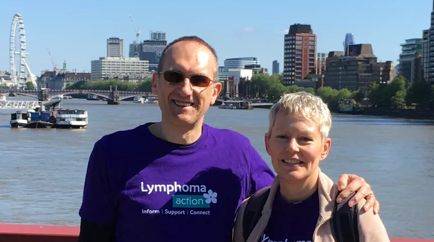Mark with his wife Paula_Bridges Walk