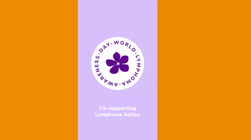 Social media story template for Blood Cancer Awareness Day
