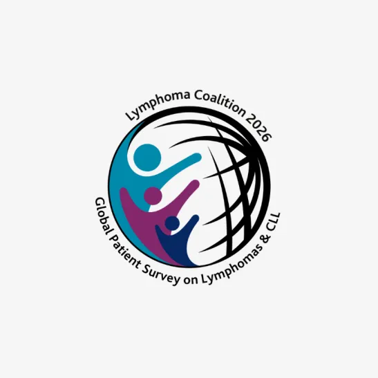 Lymphoma Coalition logo (illustrated figures of people inside a circle) 