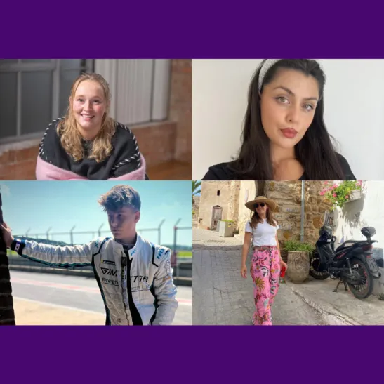 Montage image clockwise from left: Mollie, Lauren, Katrina and Alfie